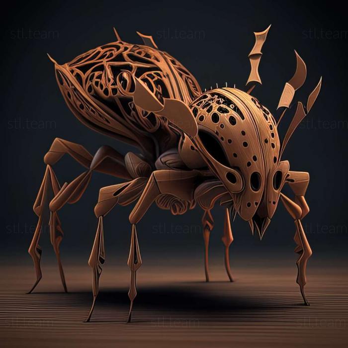 3D model Pheidole nana (STL)